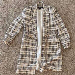 Zara Plaid Twill Women's Coat